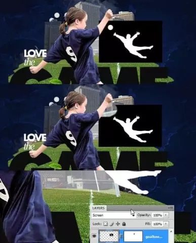 آمورش طراحی پس زمینه ورزشی در فتوشاپ